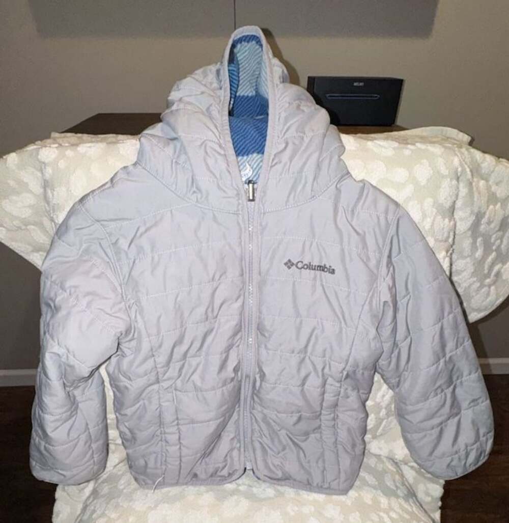 Columbia Reversible Hooded Quilted & Fleece Jacket Girls Size 4T